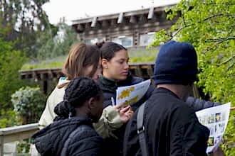 A group of Keeping it Wild trainees leading a identification session at Centre for Wildlife Gardening
