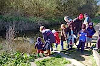 Families at Crane Park Island